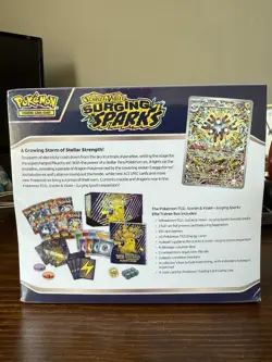 Factory Sealed Pokemon TCG Surging Sparks Elite Trainer Box (ETB) - Image 2