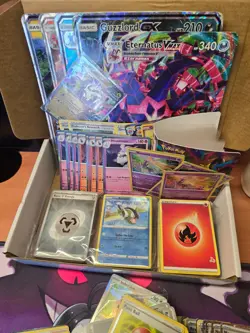 (Pokemon Card Lot) W Vmax,Gx,ex Over 100 cards W pokemon Go - Image 1