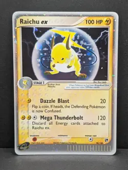 Raichu ex 98/100 Sandstorm Holo Rare Pokemon TCG Nintendo Pikachu LP - Image 1