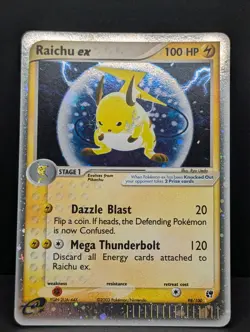 Raichu ex 98/100 Sandstorm Holo Rare Pokemon TCG Nintendo Pikachu LP - Image 3