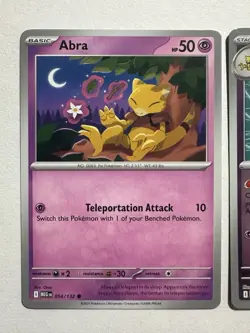 Pokemon TCG - Alakazam 56/132 Holo / Kadabra / Abra - Mega Evolution - Bundle - Image 2