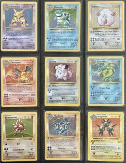 Pokemon 100% Complete Shadowless Base Set 102/102 WOTC Vintage 1999 Part 2/3 - Image 1