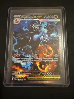 Mega Charizard X EX SIR 125/094 (English) Phantasmal Flames Pokemon TCG IN HAND - Image 1
