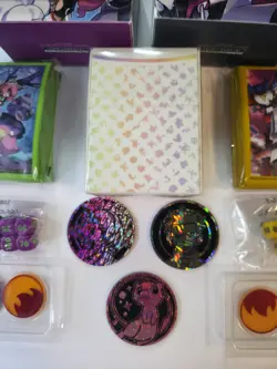 Pokemon Klara & Cyrus & 151 Premium Collection Deck Boxes W/ Sleeves, Coins + - Image 4