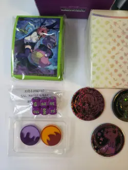 Pokemon Klara & Cyrus & 151 Premium Collection Deck Boxes W/ Sleeves, Coins + - Image 5