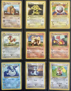 Pokemon 100% Complete Shadowless Base Set 102/102 WOTC Vintage 1999 Part 3/3 - Image 3