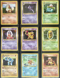 Pokemon 100% Complete Shadowless Base Set 102/102 WOTC Vintage 1999 Part 3/3 - Image 4