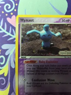 Pokemon TCG EX Legend Maker Wynaut 71/92 Reverse Holo Near Mint - Image 2