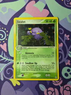Pokemon TCG EX Hidden Legends Swalot 50/101 Reverse Holo Excellent - Image 1