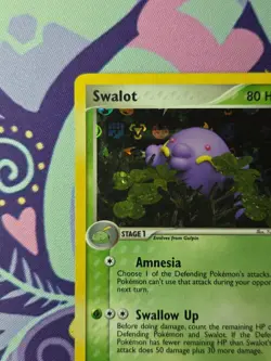 Pokemon TCG EX Hidden Legends Swalot 50/101 Reverse Holo Excellent - Image 2
