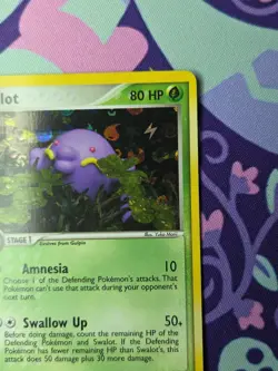 Pokemon TCG EX Hidden Legends Swalot 50/101 Reverse Holo Excellent - Image 3
