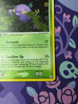 Pokemon TCG EX Hidden Legends Swalot 50/101 Reverse Holo Excellent - Image 4