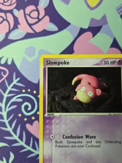 Pokemon TCG EX FireRed & LeafGreen Slowpoke 80/112 Reverse Holo Excellent - Image 2