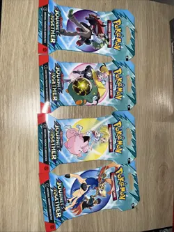 Pokemon Scarlet & Violet: Journey Together Full Art Set of 4 Sleeve Factory Seal - Image 1
