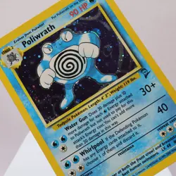 Pokemon TCG - Poliwrath 15/130 Base Set 2 Holo Rare WOTC - EXC - Image 1