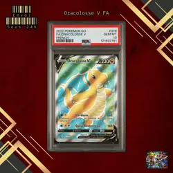 🇫🇷 DRACOLOSSE V FA PSA 10 - POKEMON GO 076/078 FR Carte Pokemon 🇫🇷 - Image 1