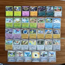 x34 Paldea Evolved Holo / Reverse Holo Pokemon Card Bundle - Image 1