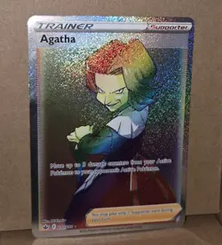 Pokemon TCG Agatha Sword & Shield - Chilling Reign 210/198 Holo Secret Rare - Image 1