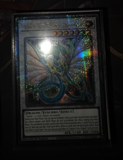 YuGiOh Ancient Fairy Dragon RA01-EN030 Quarter Century Secret Rare 1st edition - Image 1
