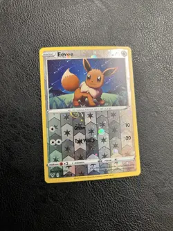 HD Swirl Eevee Cosmos Reverse Holo 130/185 Pokemon Card Promo Mint Vivid Voltage - Image 1