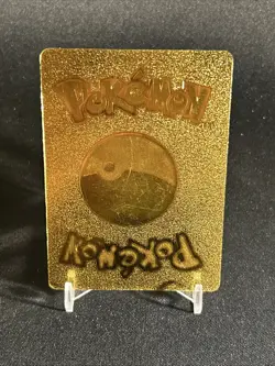 Mewtwo & Mew GX Gold Foil Pokemon Fan Art Display Card 71/236 - Image 3