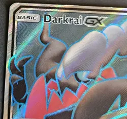 Darkrai GX 139/147 Pokemon Burning Shadows Sun Moon Full Art Rare Card HP - Image 2