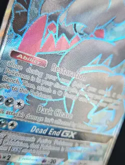 Darkrai GX 139/147 Pokemon Burning Shadows Sun Moon Full Art Rare Card HP - Image 4