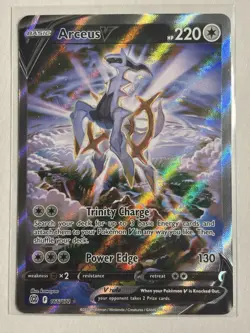 Arceus V 166/172 - Brilliant Stars Alternate Full Art Pokemon Card NM - Image 1
