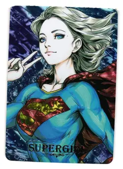 Supergirl Super Girl Laser Engraved Holo Character Art Cardsass Masters Card - Image 1