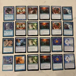 Magic the Gathering MTG Blue Counter Spells Lot 24 Cards Mana Leak Spell Pierce - Image 1