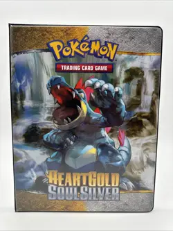 Pokemon TGC Trading Card Binder - Heartgold Soulsilver - Heart gold Soul Silver - Image 1