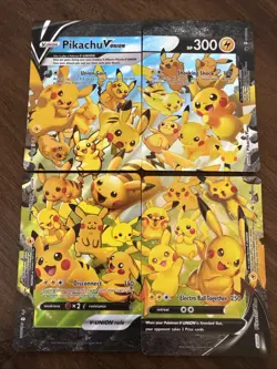 Pikachu V-Union Set of 4 SWSH: Sword & Shield Promo Cards Holo - Image 1