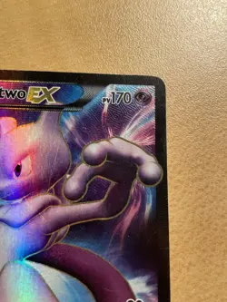 Mewtwo EX - 98/99 - Pokemon Next Destinies Black & White Full Art Rare Card [LP] - Image 4