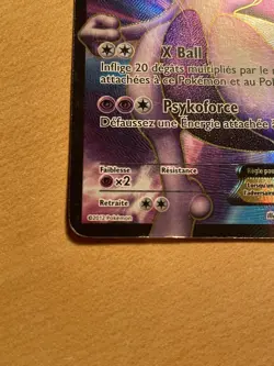 Mewtwo EX - 98/99 - Pokemon Next Destinies Black & White Full Art Rare Card [LP] - Image 5