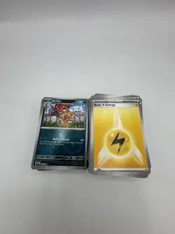 Pokemon TCG Bulk Card Lot - 190+ 100 Energies Some Holos - Image 1