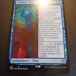 Mtg Artificer Class LP Commander Legends Battle for Baldur's Gate #663 Blue Card - Image 2