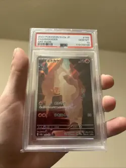 Charmander 168/165 Sv2a: Pokemon Card 151 Holo (Japanese) PSA 10 - Image 1