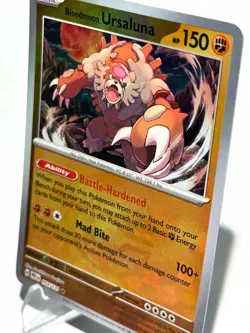 Blood Moon Ursaluna 54/131 Pokemon Card TCG Prismatic Evolutions Master Ball NM - Image 3