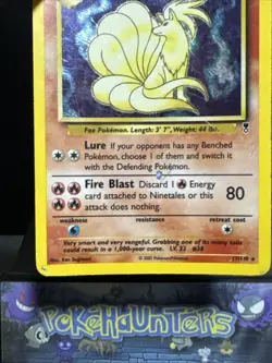 Pokemon Card Ninetales 17/110 Legendary Collection Holo Rare Played - Image 4