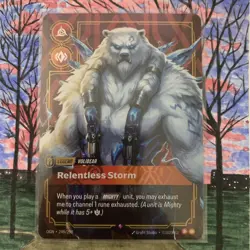 Volibear Riftbound English Promo card 249/298 League Of Legends Foil - Image 1