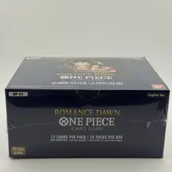 One Piece Card Game Romance Dawn OP-01 Booster Box Sealed - English White Bottom - Image 4
