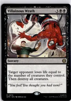 Villainous Wrath R Marvel's Spider-Man 74 MTG Card - Image 1