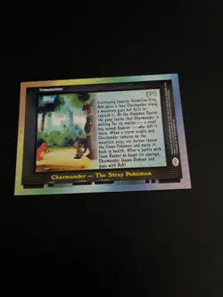 Pokemon Topps EP11 Charmander The Stray Pokemon Blue Logo Vintage Pokemon TCG - Image 4