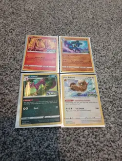 Complete Set Brilliant Stars Pre Release Promo Cards Swsh 185/186/187/188 - Image 1