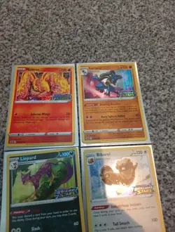 Complete Set Brilliant Stars Pre Release Promo Cards Swsh 185/186/187/188 - Image 2