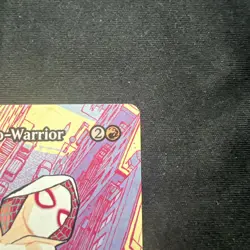 MTG Spider-Gwen Web-Warrior 0024 Regular Mythic Rare Spider-Man Borderless Magic - Image 3