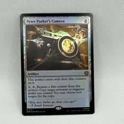 MTG - NM - Peter Parker's Camera Marvel's Spider-Man Foil - Image 1