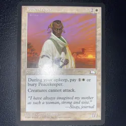 English - MTG Peacekeeper - LP - Weatherlight - Image 1