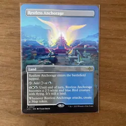 MTG Restless Anchorage 0347 | BORDERLESS | NM Near Mint | Ixalan | 2023 - Image 1