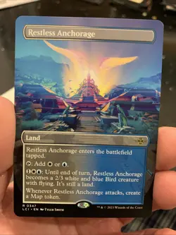 [MTG][MAGIC] Restless Anchorage [Borderless] - LCI [NM] - Image 1